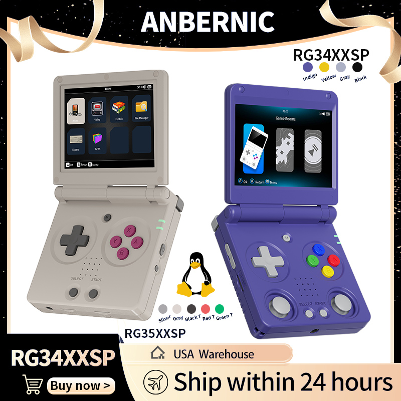 Retro Gaming Console Lego - Anbernic RG34XXSP RG35XXSP Console di gioco
