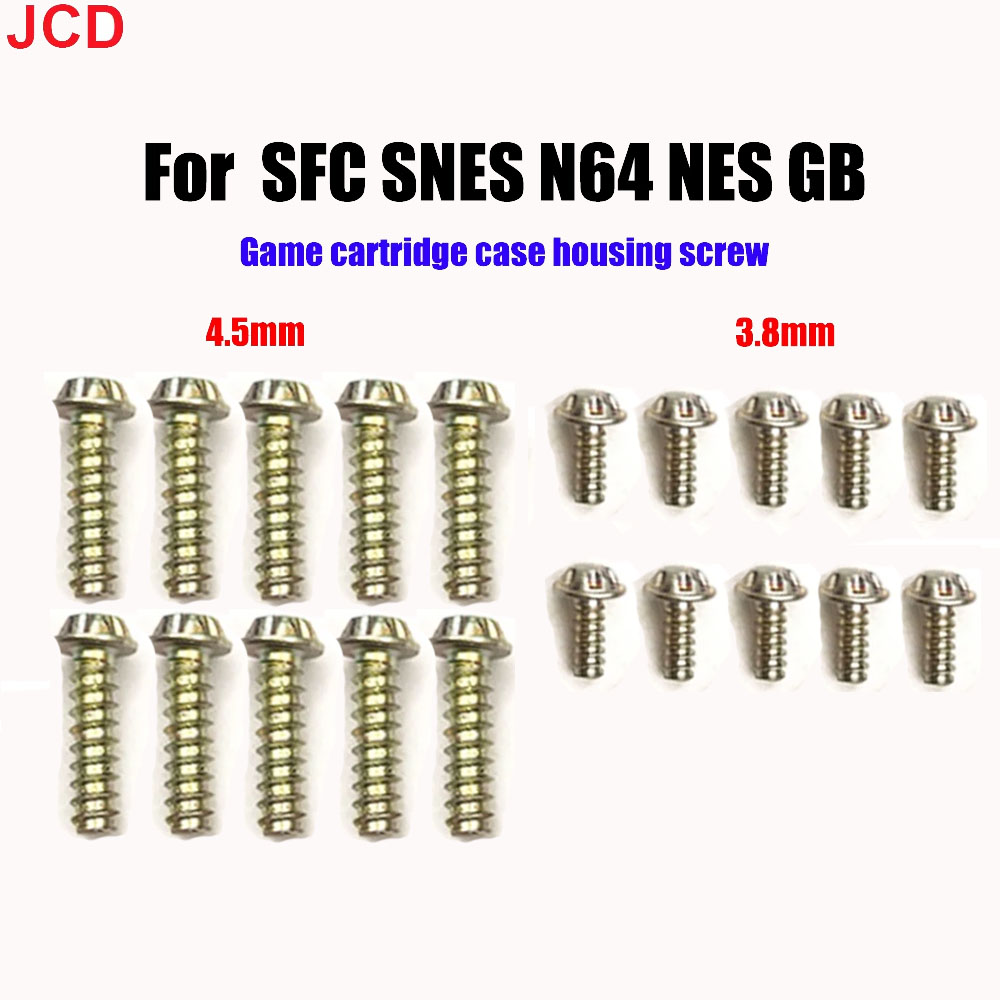 Game Cartridge Case - JCD 10 pz 3.8mm 4.5mm Viti