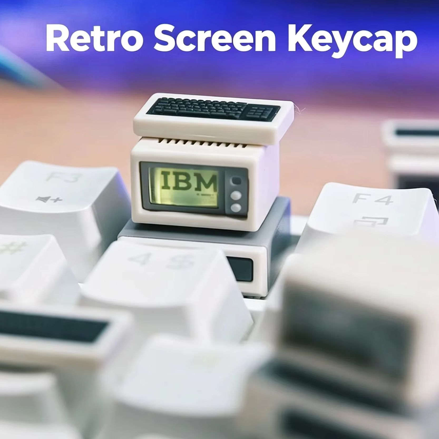 Retro Gaming Keyboard - Tasto Retroilluminato per Computer, Componente Personalizzato