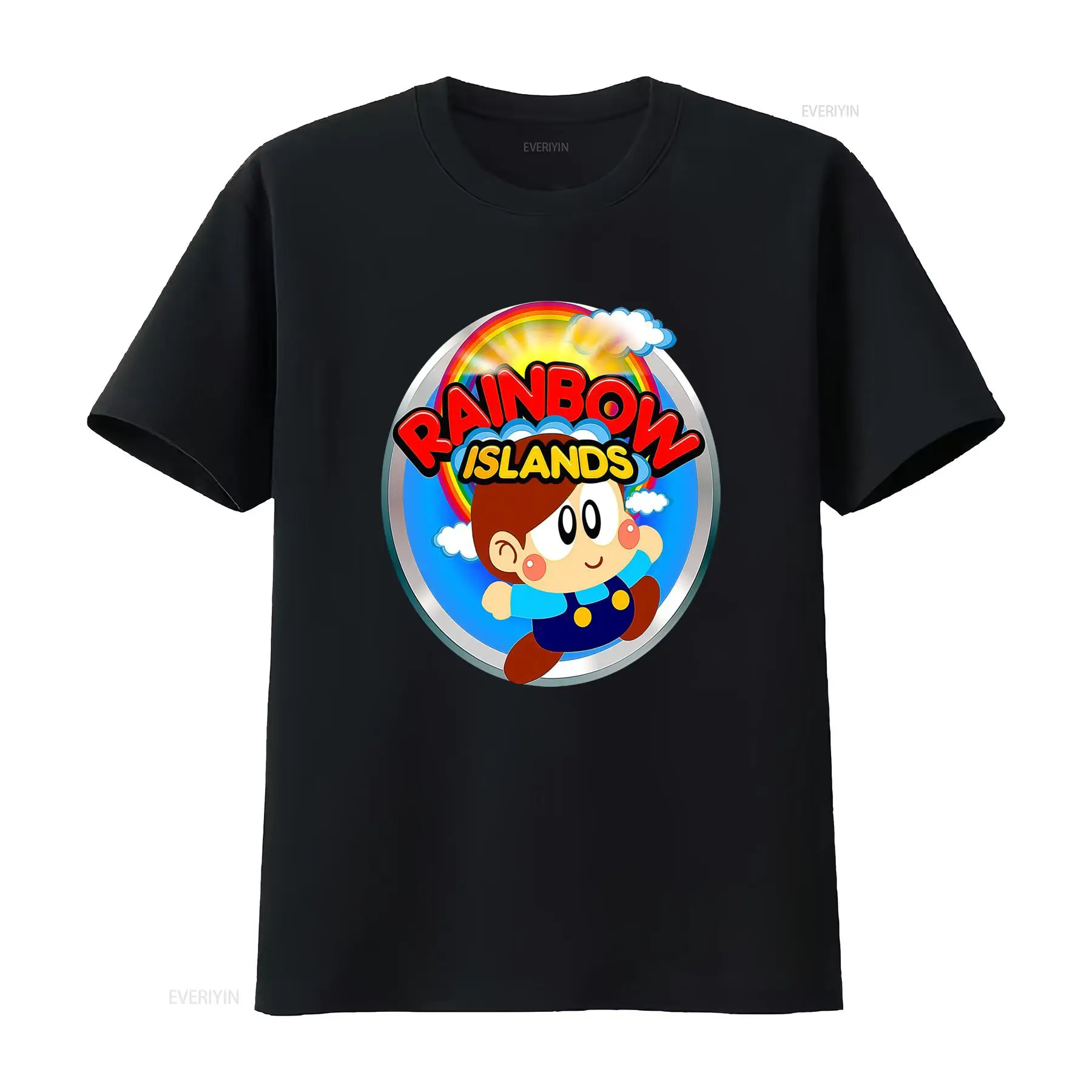 Retro Gaming Event - Maglietta Rainbow Islands con stampa logo