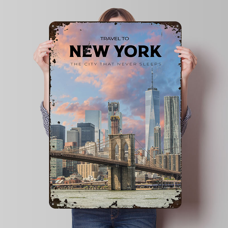 Retro Gaming York - Poster da Viaggio di New York,
