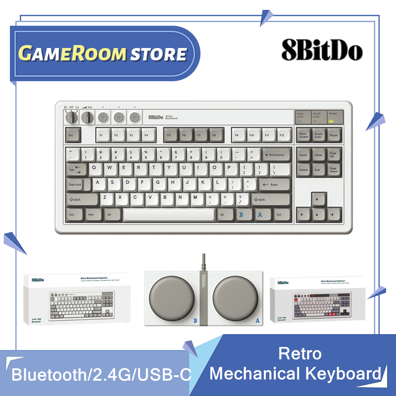 Retro Gaming Keyboard - Tastiera meccanica retrò 8Bitdo, tastiera da