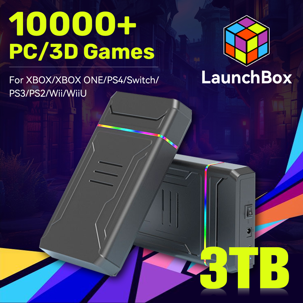 Retro Gaming Tv - JMachen Launchbox Console per videogiochi HDD