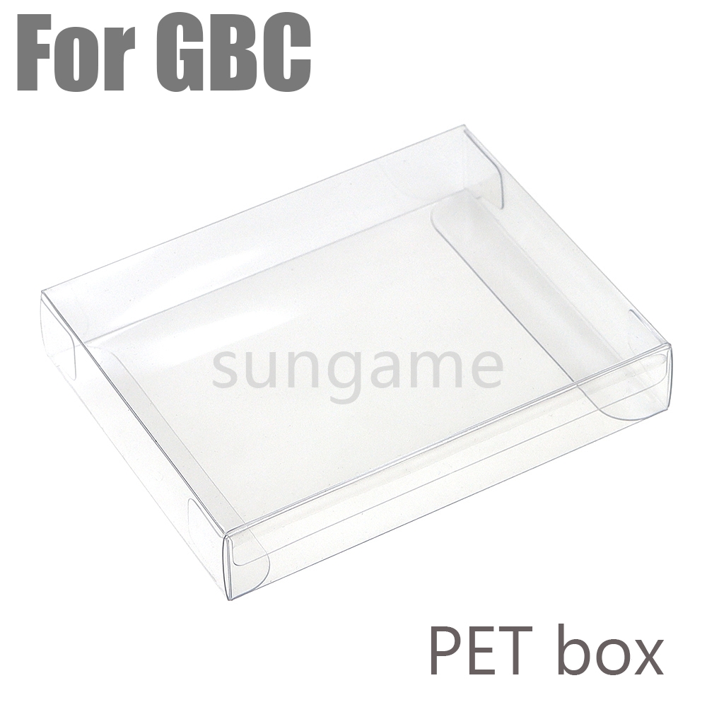 Game Cartridge Case - 3 scatole protettive in PET per