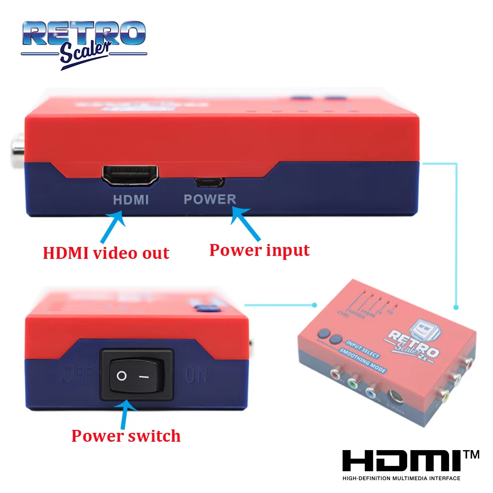RetroScaler2x A/V a HDMI ®   C - Retro Gaming Hard Drive recensione e prezzo