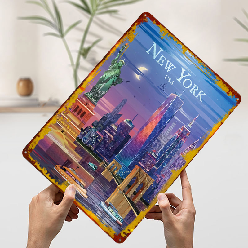 Poster in Latta con Skyline di - Retro Gaming York recensione e prezzo