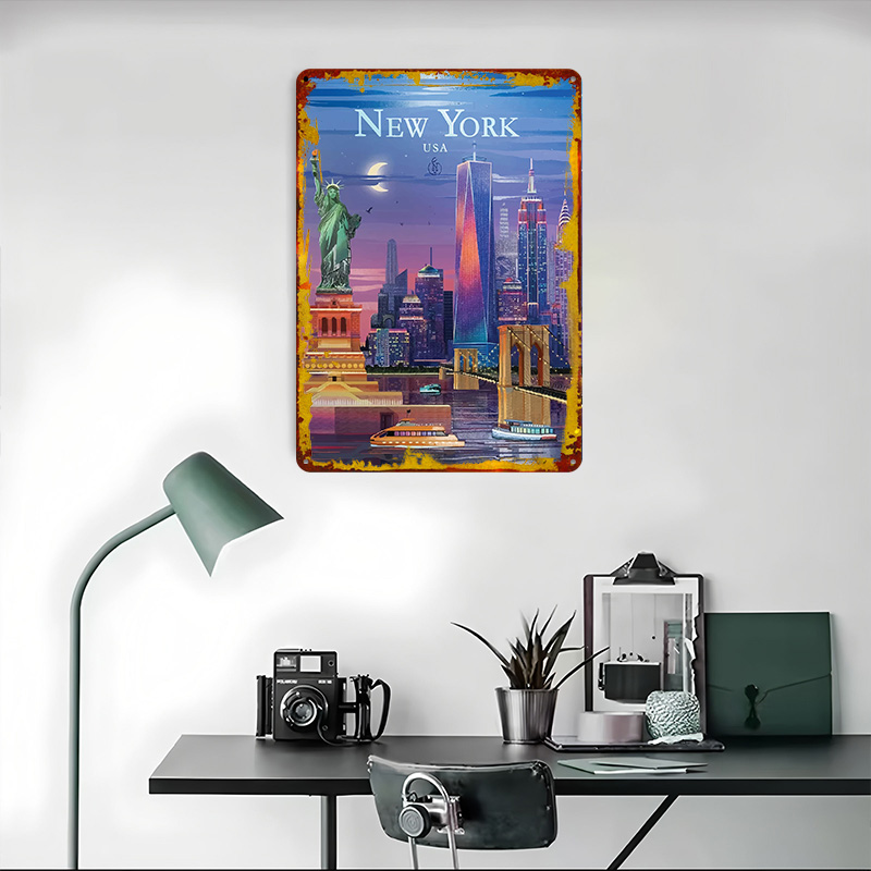 Poster in Latta con Skyline di - Retro Gaming York recensione e prezzo