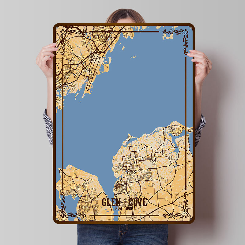 Poster in Latta con Mappa di G - Retro Gaming York recensione e prezzo