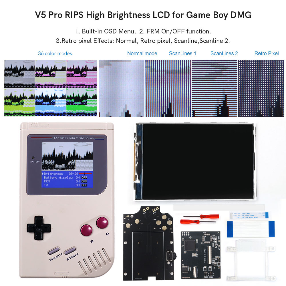 HISPEEDIDO Per GB Dmg V5 Pro,  - Retro Gaming Gameboy recensione e prezzo