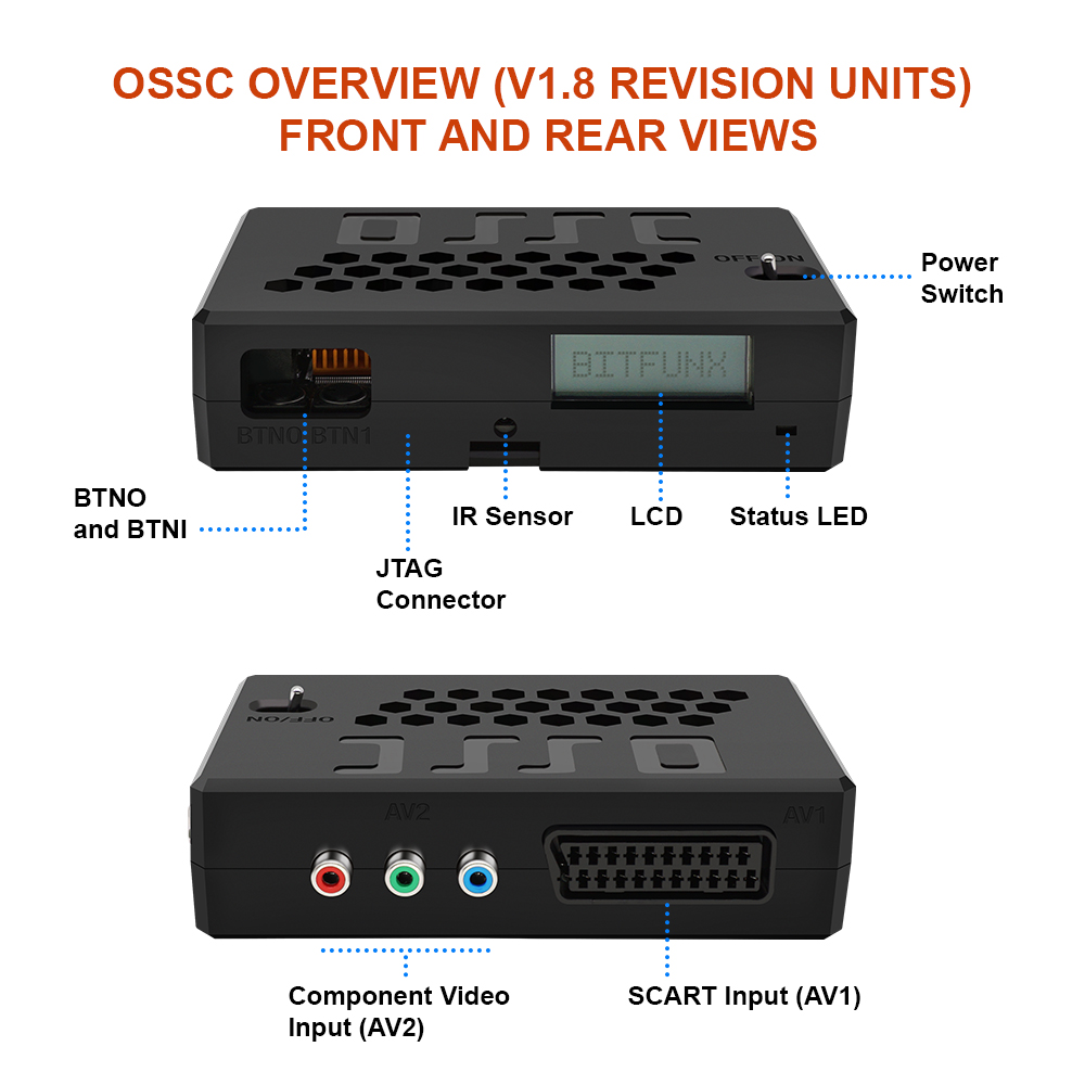 OSSC Upscaler HDMI ™   Convert - Retro Gaming Hard Drive recensione e prezzo